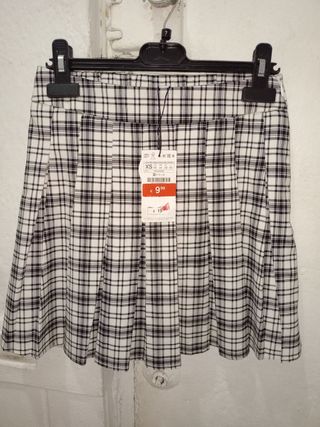 Falda de cuadros XS/34
