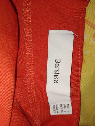 Falda pantalón roja