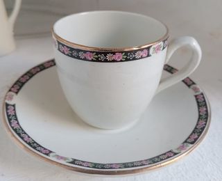 Antiguo juego de café de porcelana