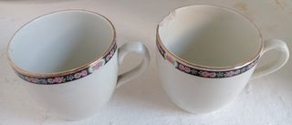 Antiguo juego de café de porcelana