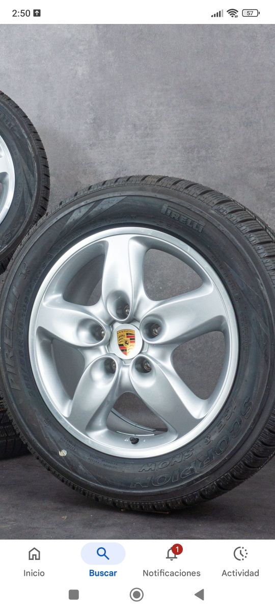 Llantas Porsche Pirelli Scorpion Ice