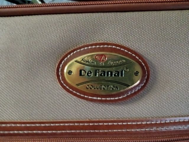 Maleta DeFanal Vintage Beige y Marrón