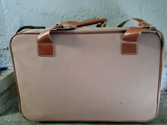 Maleta DeFanal Vintage Beige y Marrón