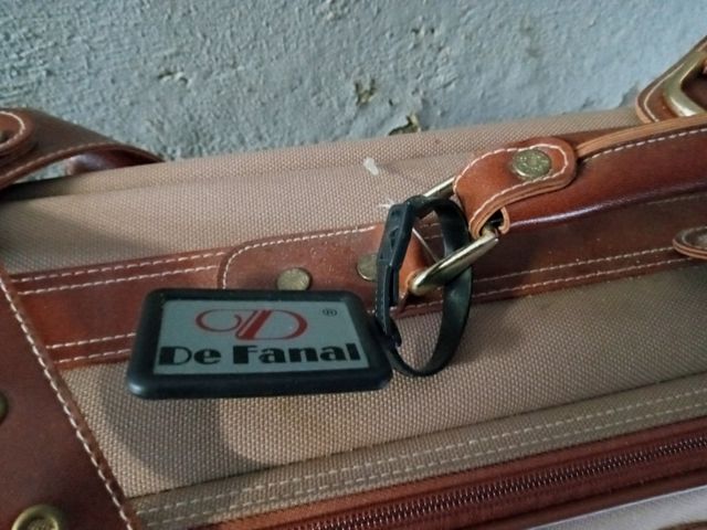Maleta DeFanal Vintage Beige y Marrón