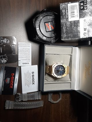 G-SHOCK GA2100 Custom AP CasiOak Oro Acciaio