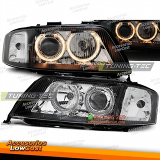 FAROS OJOS DE ÁNGEL NEGROS aptos para AUDI A6 05.
