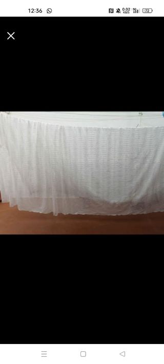 Cortinas de salón blancas