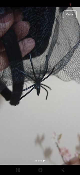 Tocado Bruja Halloween Negro