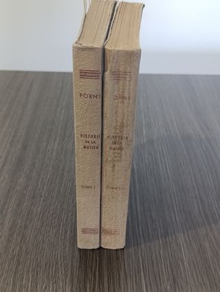 2 Tomos Historia de la Música (José Forns"