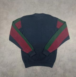 Jersey Tommy Hilfiger Rayas Verde y Rojo