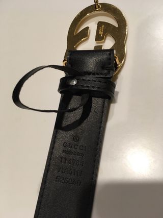Cinturón Gucci GG Auténtico Talla 95/38