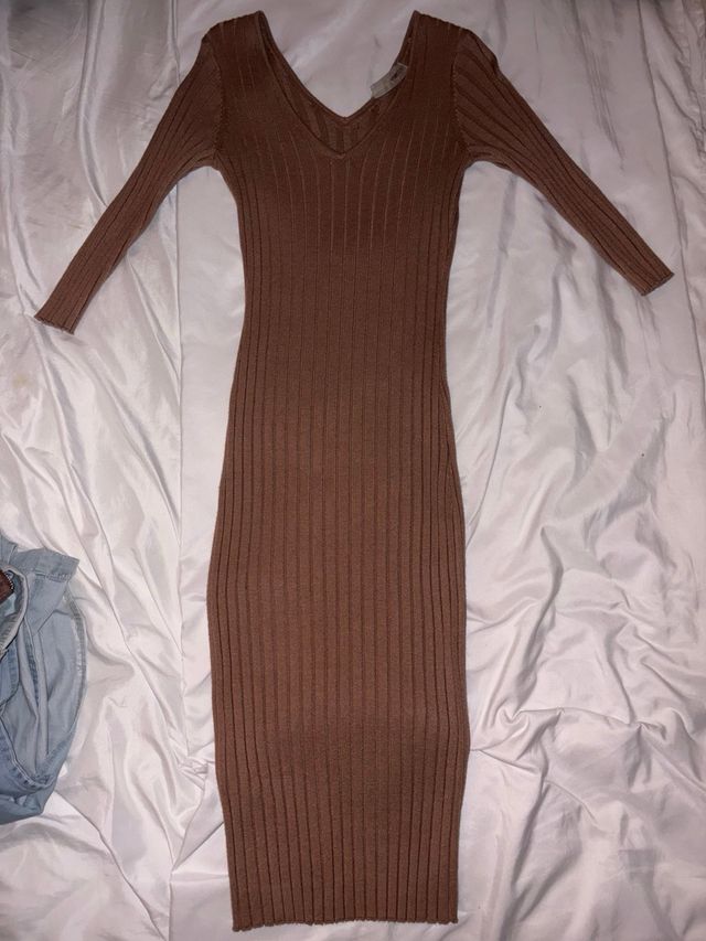 Vestido Guess Marrón elasticidad