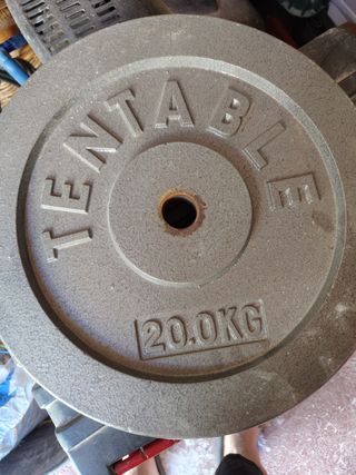 Discos de pesa Tentable 20kg