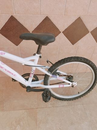 Lote 2 bicicletas niña blancas y rosas