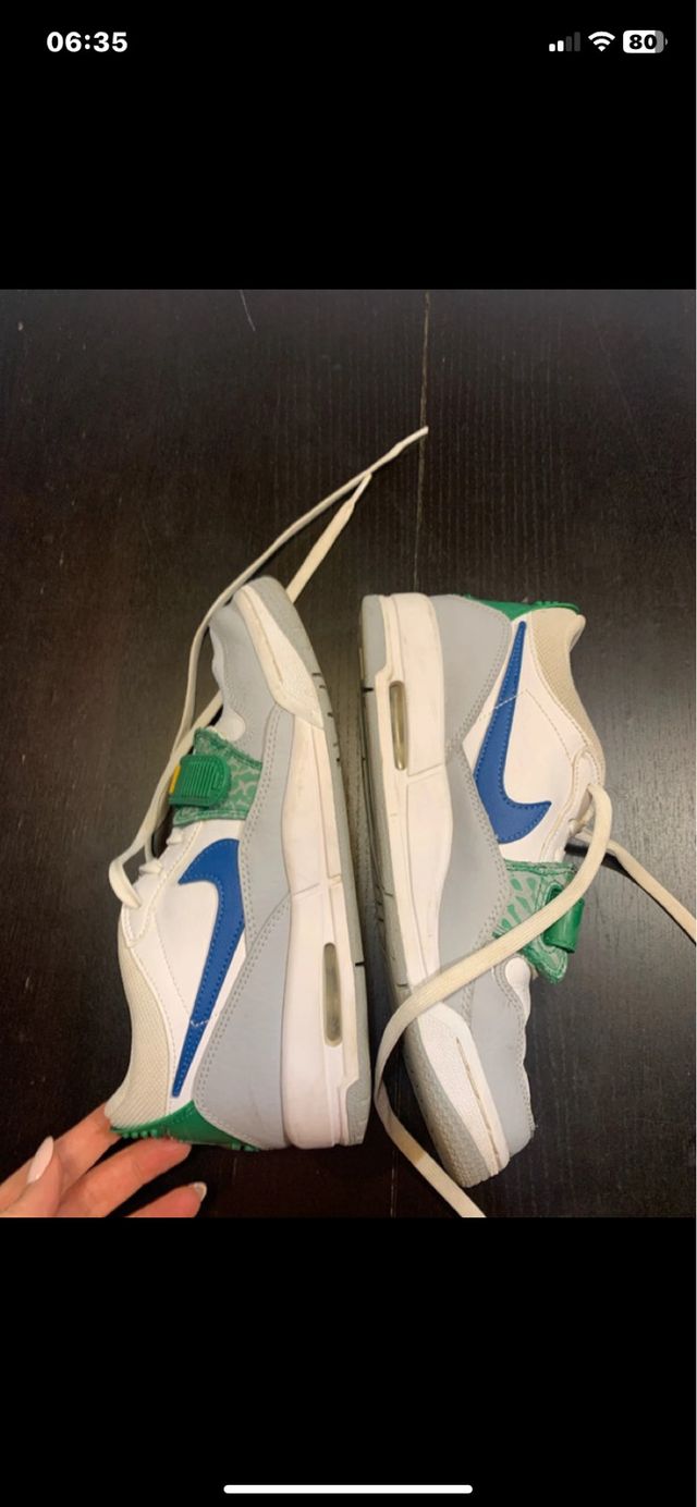 Scarpe Jordan 39 Blu/Grigio/Verde/Bianco