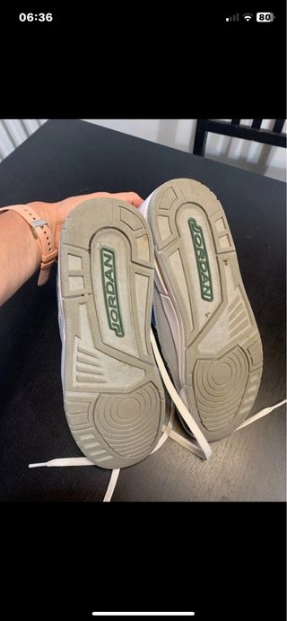 Scarpe Jordan 39 Blu/Grigio/Verde/Bianco