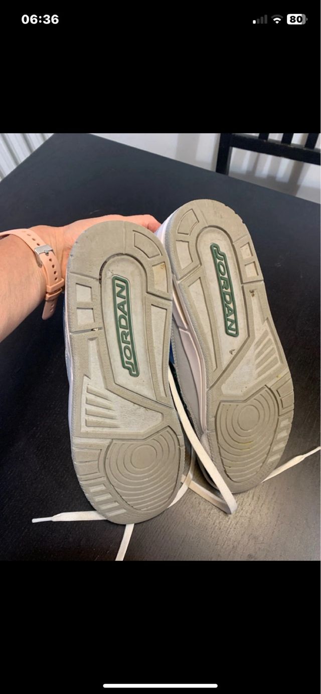 Scarpe Jordan 39 Blu/Grigio/Verde/Bianco