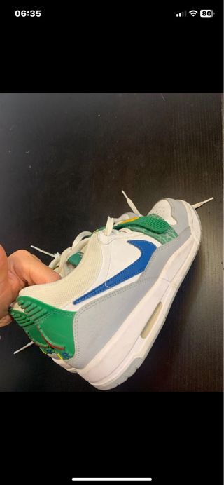 Scarpe Jordan 39 Blu/Grigio/Verde/Bianco