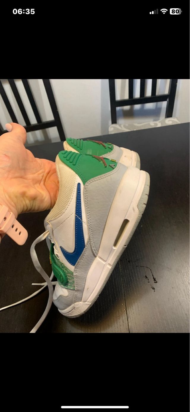 Scarpe Jordan 39 Blu/Grigio/Verde/Bianco