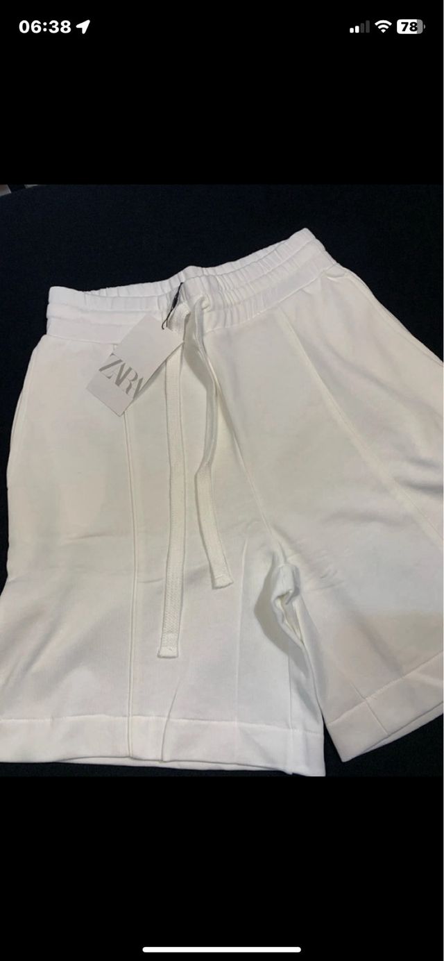 Pantaloncini felpa Zara donna taglia M