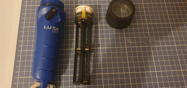 Linterna SEAC Buceo/Pesca LED Azul