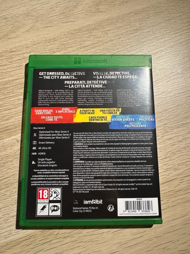 Disco Elysium: The Final Cut Xbox