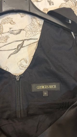 Elegante top negro para fiesta