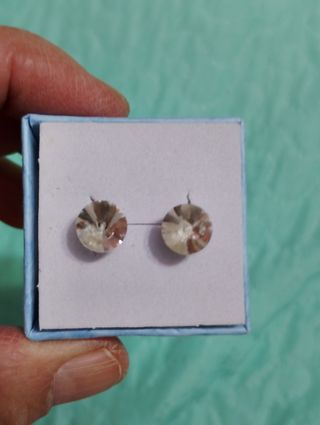 Pendientes Acero Blanco