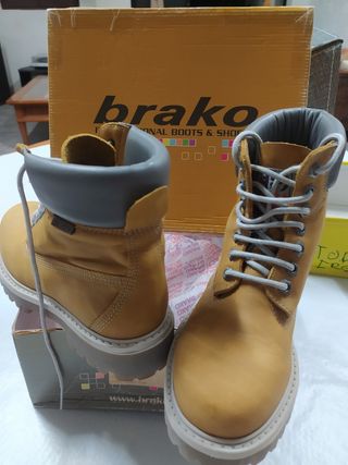 Botas Brakko Amarillas Talla 38