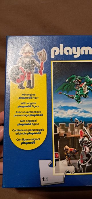 2 Puzzles: Spiderman y Playmobil