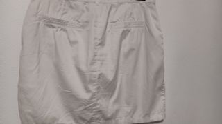 Falda vaquera blanca