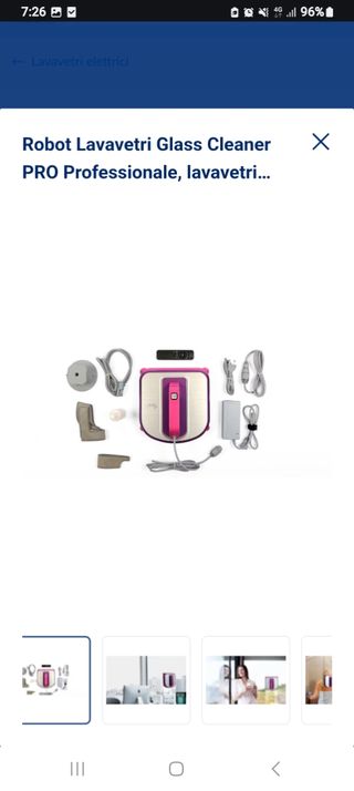 Pulitore Vetri Robot Glass Cleaner Pro