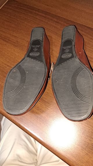 Ciabatte donna in pelle marrone