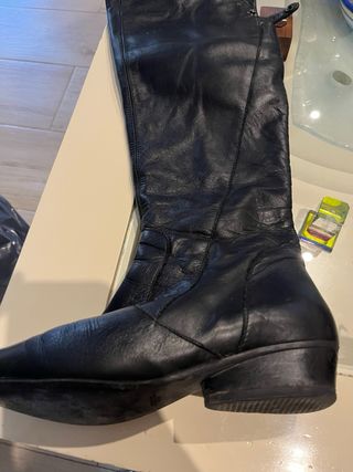 Botas altas de piel Tony pons