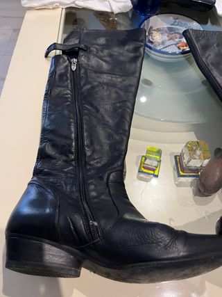 Botas altas de piel Tony pons