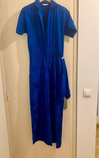 Mono azul estilo kimono