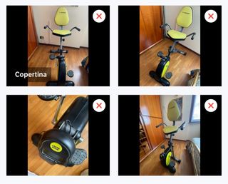 Cyclette Diadora con sedile comodo