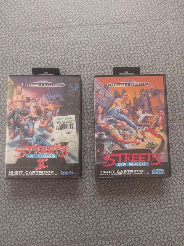 Street of Rage 1 y 2 Megadrive Sega