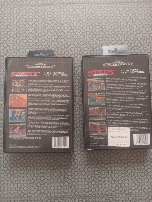 Street of Rage 1 y 2 Megadrive Sega