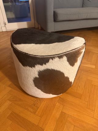 Puff Ikea estilo vaca