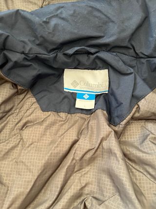 Parka Columbia Hombre Talla L Azul y Negro