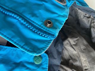 Parka Columbia Hombre Talla L Azul y Negro
