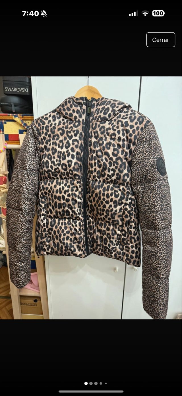 Chaqueta Michael Kors Leopardo Bomber