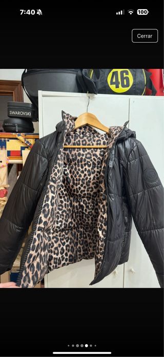 Chaqueta Michael Kors Leopardo Bomber