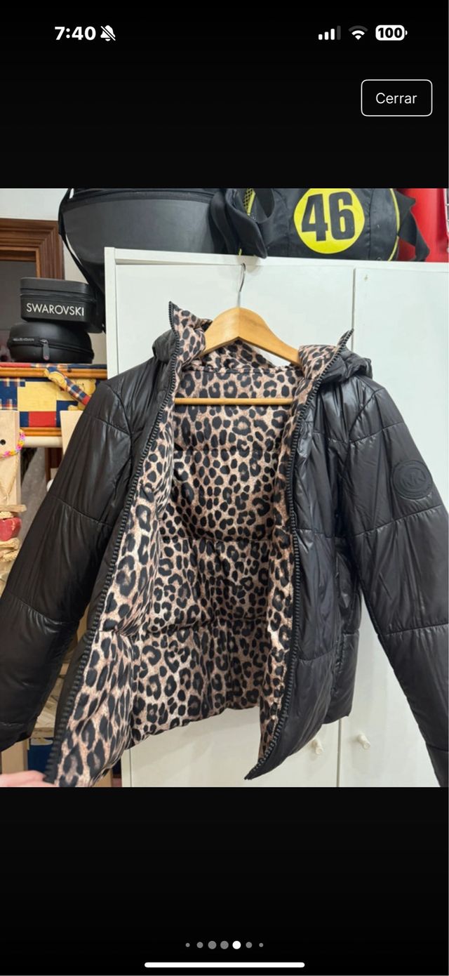Chaqueta Michael Kors Leopardo Bomber