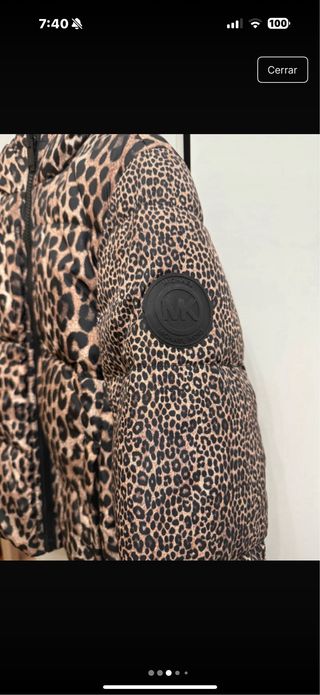 Chaqueta Michael Kors Leopardo Bomber
