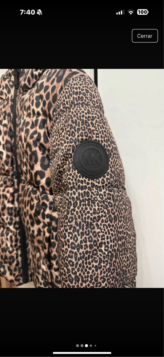 Chaqueta Michael Kors Leopardo Bomber