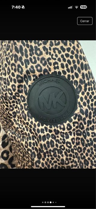 Chaqueta Michael Kors Leopardo Bomber