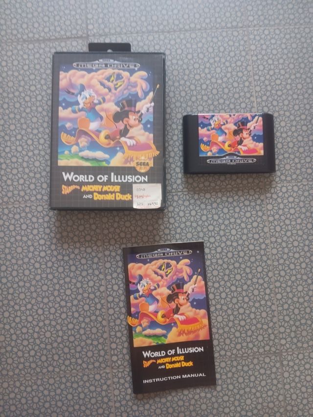 World of Illusion Megadrive Sega