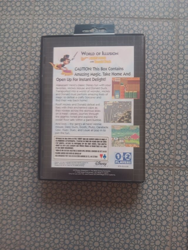 World of Illusion Megadrive Sega